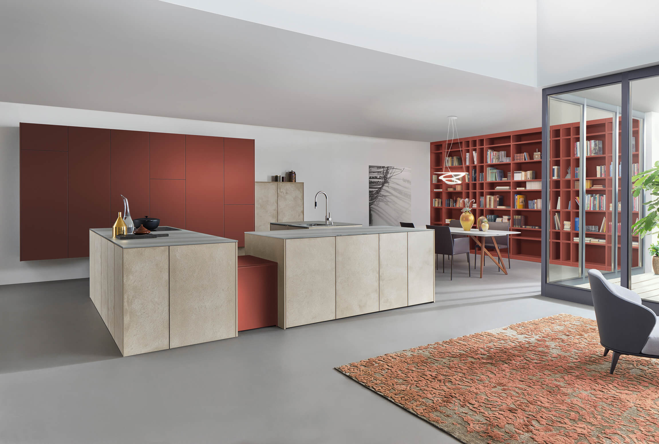 Leicht konyha koncepciók Le Corbusier színeivel